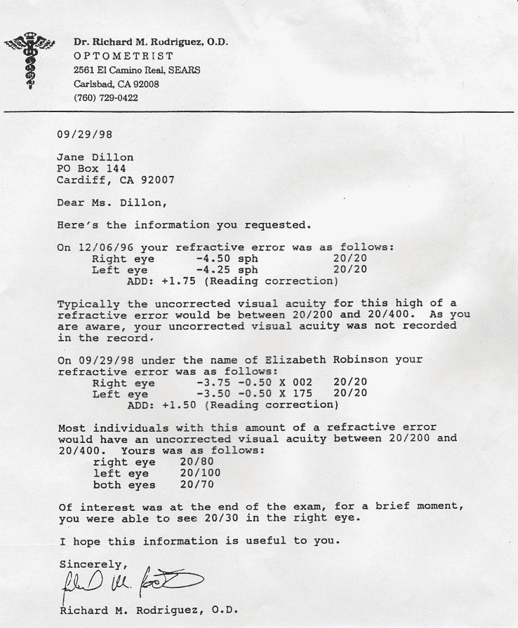 Vision report by Dr. R. Rodriguez - Please wait while loading (126kb)...